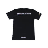 CHROME HEARTS RACING STRIPES S/S TEE - AUTHENTIC -NEW WITH TAGS