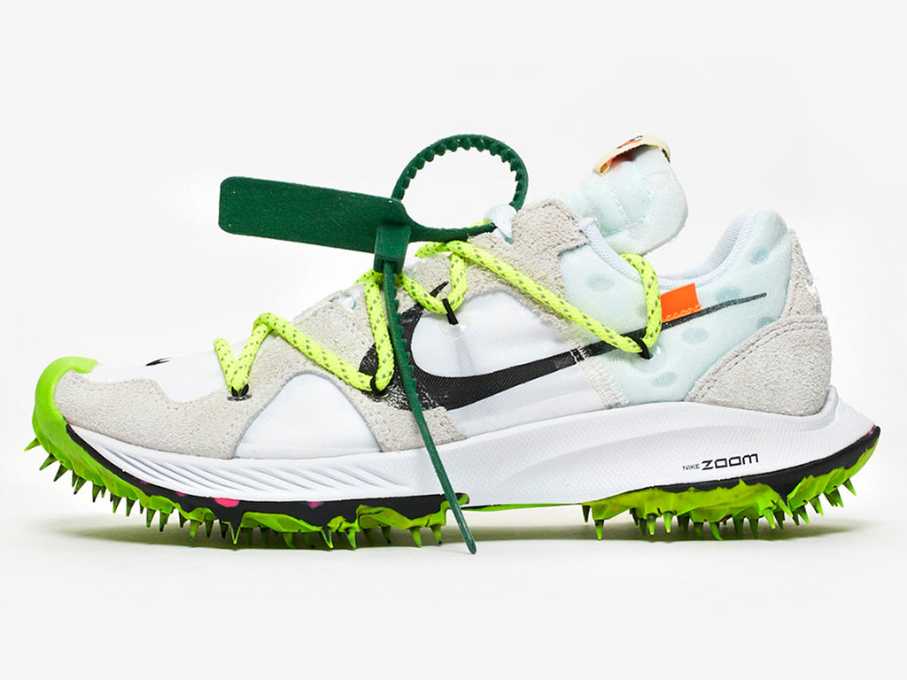 WMNS Off-White x Wmns Air Zoom Terra Kiger 5 'Athlete in Progress - White' 2019 SKU CD8179 100 - Authentic - New in Box