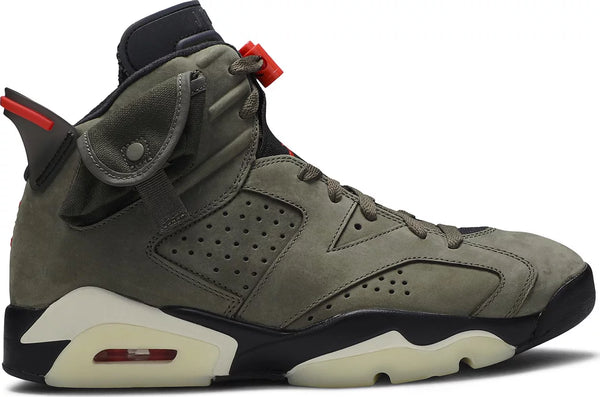 Travis Scott x Air Jordan 6 Retro 'Olive' 2019 SKU CN1084 200 - Authentic - New in Box