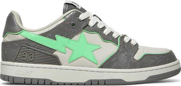 Bape Sk8 Sta 'Grey Green' SKU H80191018 - Authentic - New in Box