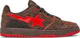 Bape Sk8 Sta 'Brown Red' SKU 1H20191031 - Authentic - New in Box