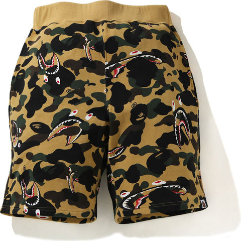 BAPE SHARK 1ST CAMO WIDE SWEAT SHORTS - AUTHENTIC -NEW WITH TAGS