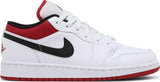 Air Jordan 1 Low GS 'White Gym Red' 2021 SKU 553560 118 - Authentic - New in Box