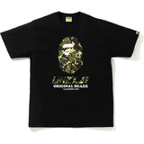 BAPE X MO'WAX UNCLE TEE BLACK SKU 1H23-110-904 - AUTHENTIC -NEW WITH TAGS