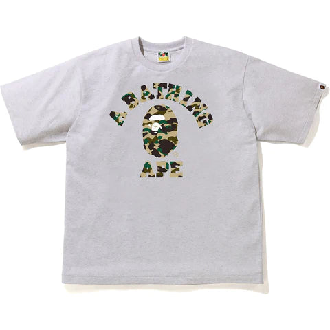 BAPE 1ST CAMO COLLEGE RELAXED TEE - AUTHENTIC -NEW WITH TAGS