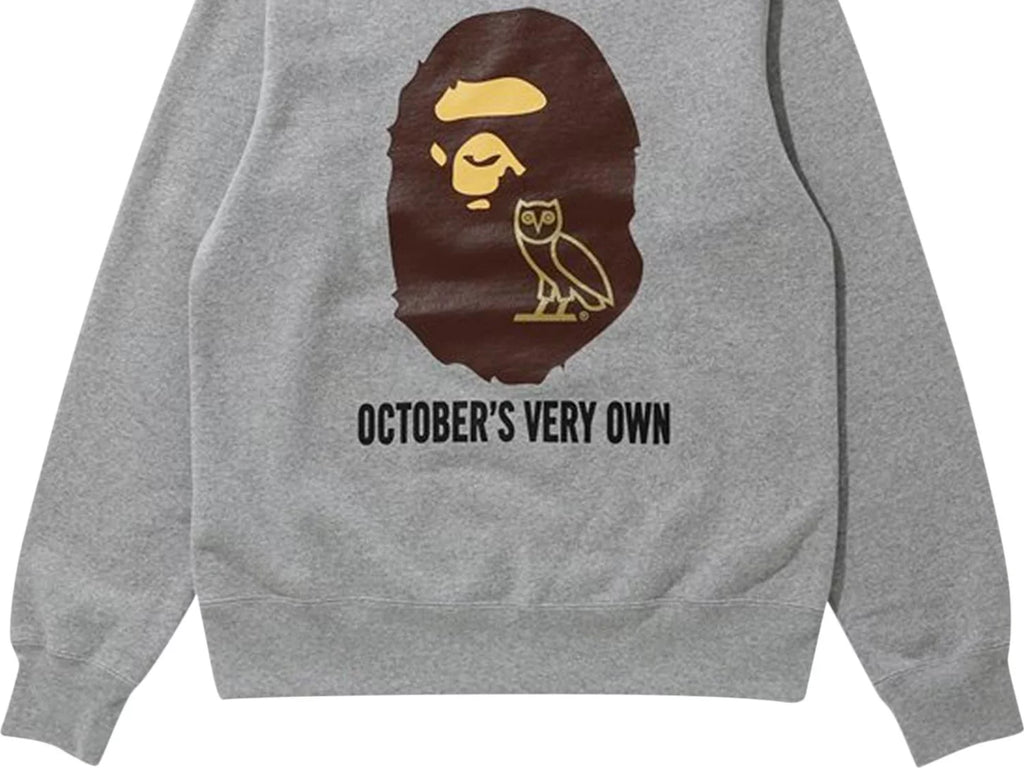 BAPE X OVO PULLOVER HOODIE - AUTHENTIC -NEW WITH TAGS