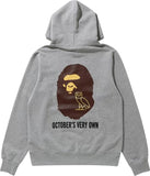 BAPE X OVO PULLOVER HOODIE - AUTHENTIC -NEW WITH TAGS