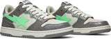 Bape Sk8 Sta 'Grey Green' SKU H80191018 - Authentic - New in Box