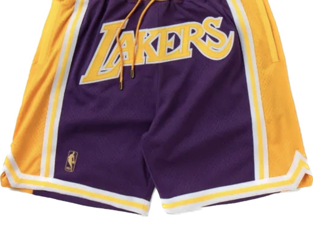 just don lakers shorts  - AUTHENTIC - NEW WITH TAGS