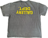 Gallery Dept F*cked Up Logo Washed Black Tshirt