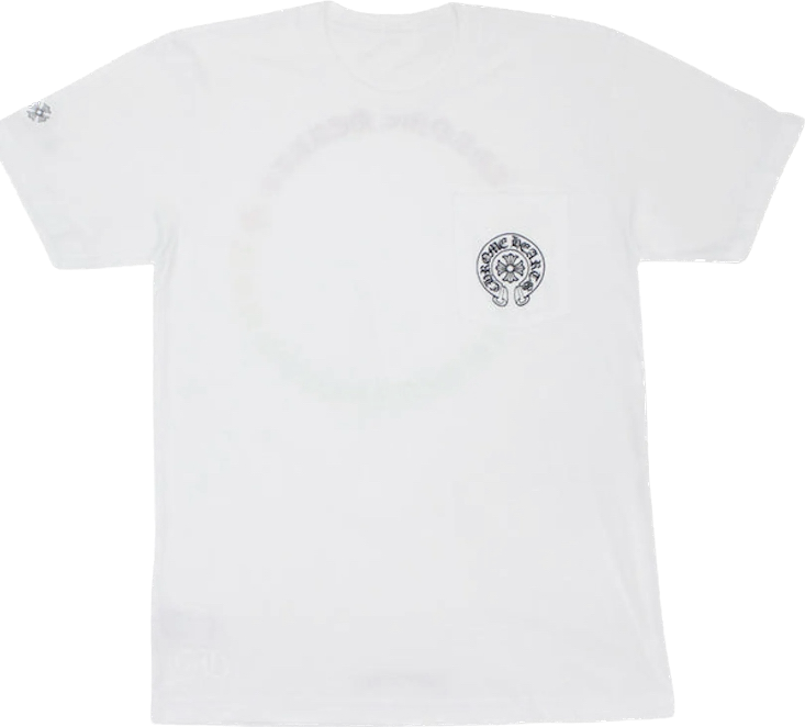 CHROME HEARTS CIRCLE GRADIENT S/S TSHIRT  - AUTHENTIC -NEW WITH TAGS