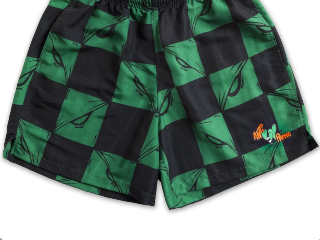 ANTI PROMO NYLON SHORTS - GREEN