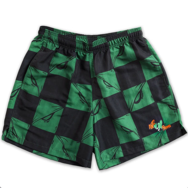 ANTI PROMO NYLON SHORTS - GREEN