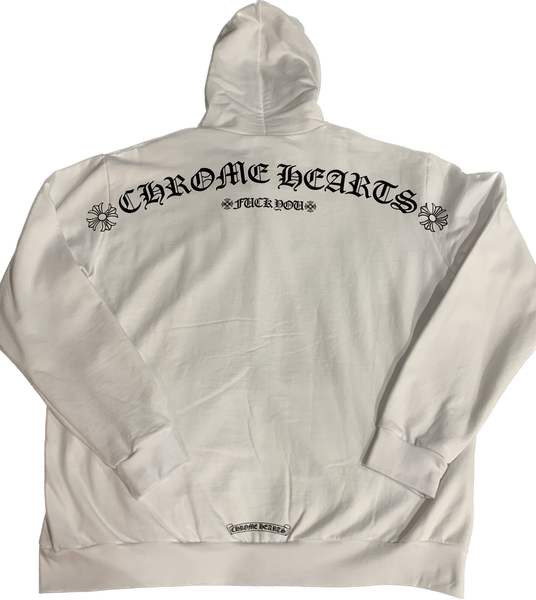 CHROME HEARTS F YOU UNLINED ZIP HOODIE - AUTHENTIC -NEW WITH TAGS