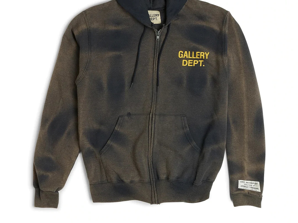 GALLERY DEPT SUN FADED ZIP HOODIE - AUTHENTIC -NEW WITH TAGS