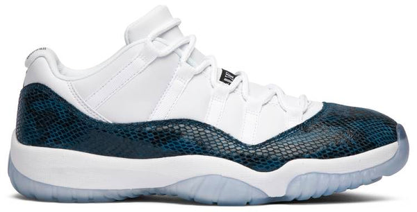 Air Jordan 11 Retro Low 'Navy Snakeskin' 2019 SKU CD6846 102 - Authentic - New in Box