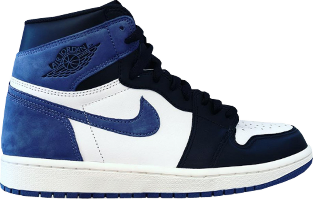 Air Jordan 1 Retro High OG 'Blue Moon' 2018 SKU 555088 115