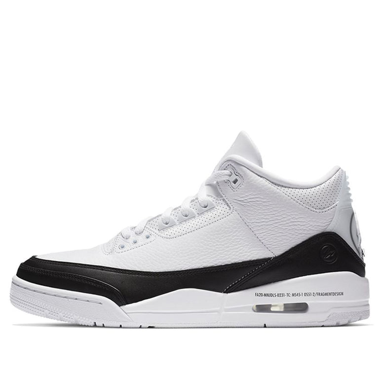 Fragment Design x Air Jordan 3 Retro SP 'White' 2020 SKU DA3595 100 - Authentic - New in Box