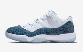 Air Jordan 11 Retro Low 'Navy Snakeskin' 2019 SKU CD6846 102 - Authentic - New in Box