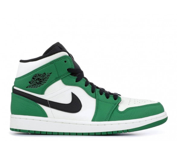 Air Jordan 1 Mid 'Pine Green' 2018 SKU 852542 301 - Authentic - New in Box